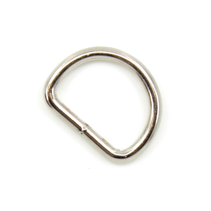 STAHL (vernickelt) - D-Ring 20mm