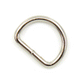 STAHL (vernickelt) - D-Ring 25mm