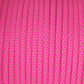 Meterware 550 TYP III Parachute Cord in der Farbe: WHITE & NEON PINK DIAMONDS